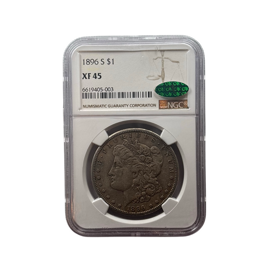 1896-S Morgan Silver Dollar | NGC XF45 | Key Date