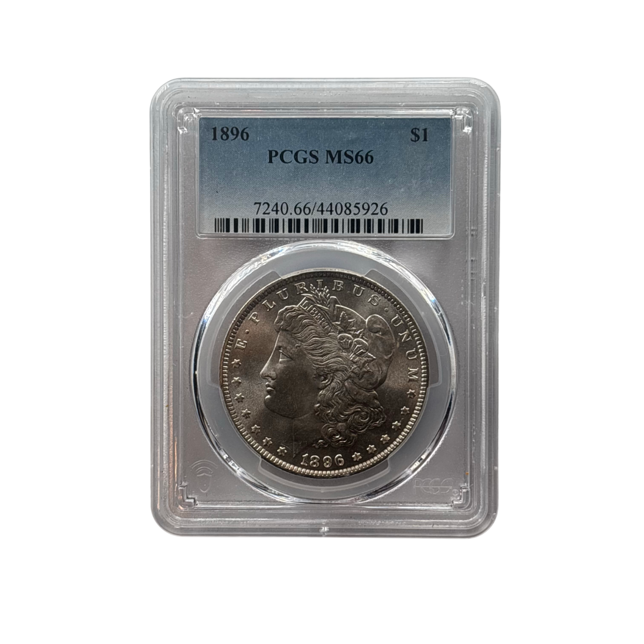 1896 Morgan Silver Dollar | PCGS MS66 | Premium Gem Mint State