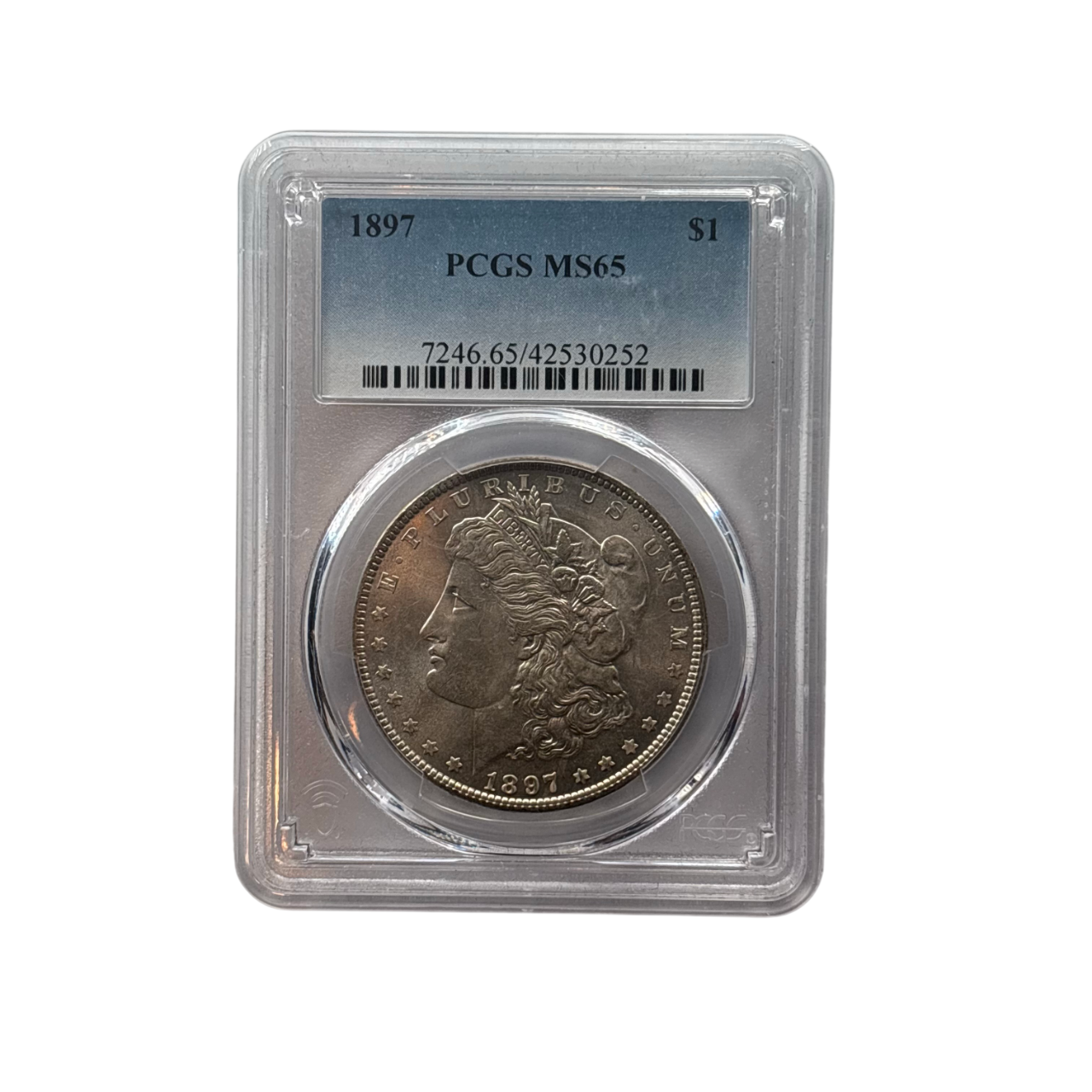 1897 Morgan Silver Dollar | PCGS MS65 | Gem Mint State
