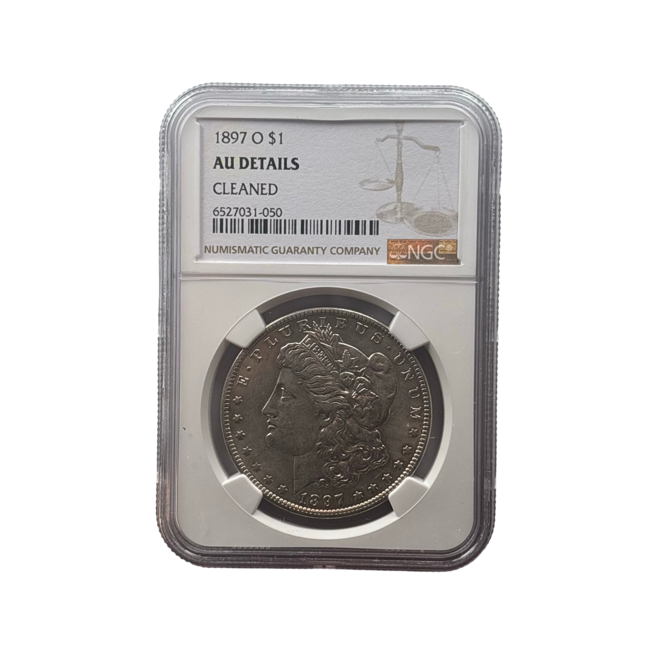 1897-O Morgan Silver Dollar | NGC AU Details (Cleaned) | New Orleans Issue