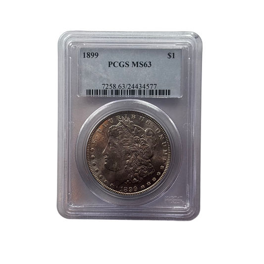 1899 Morgan Silver Dollar | PCGS MS63 | Choice Mint State