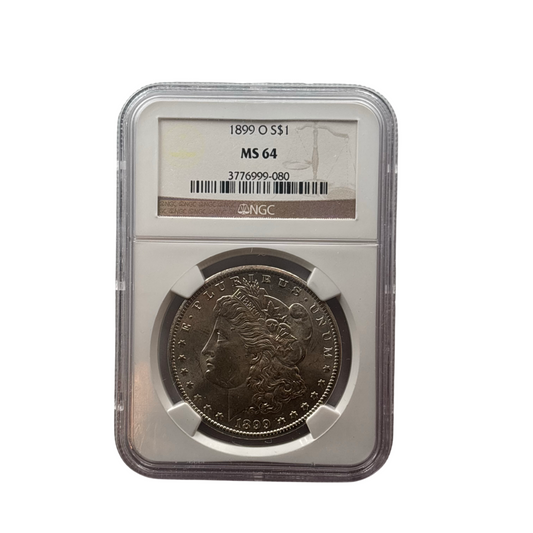 1899-O Morgan Silver Dollar | NGC MS64 | Choice Near Gem