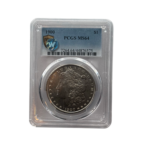 1900 Morgan Silver Dollar | PCGS MS64 | Near-Gem Mint State