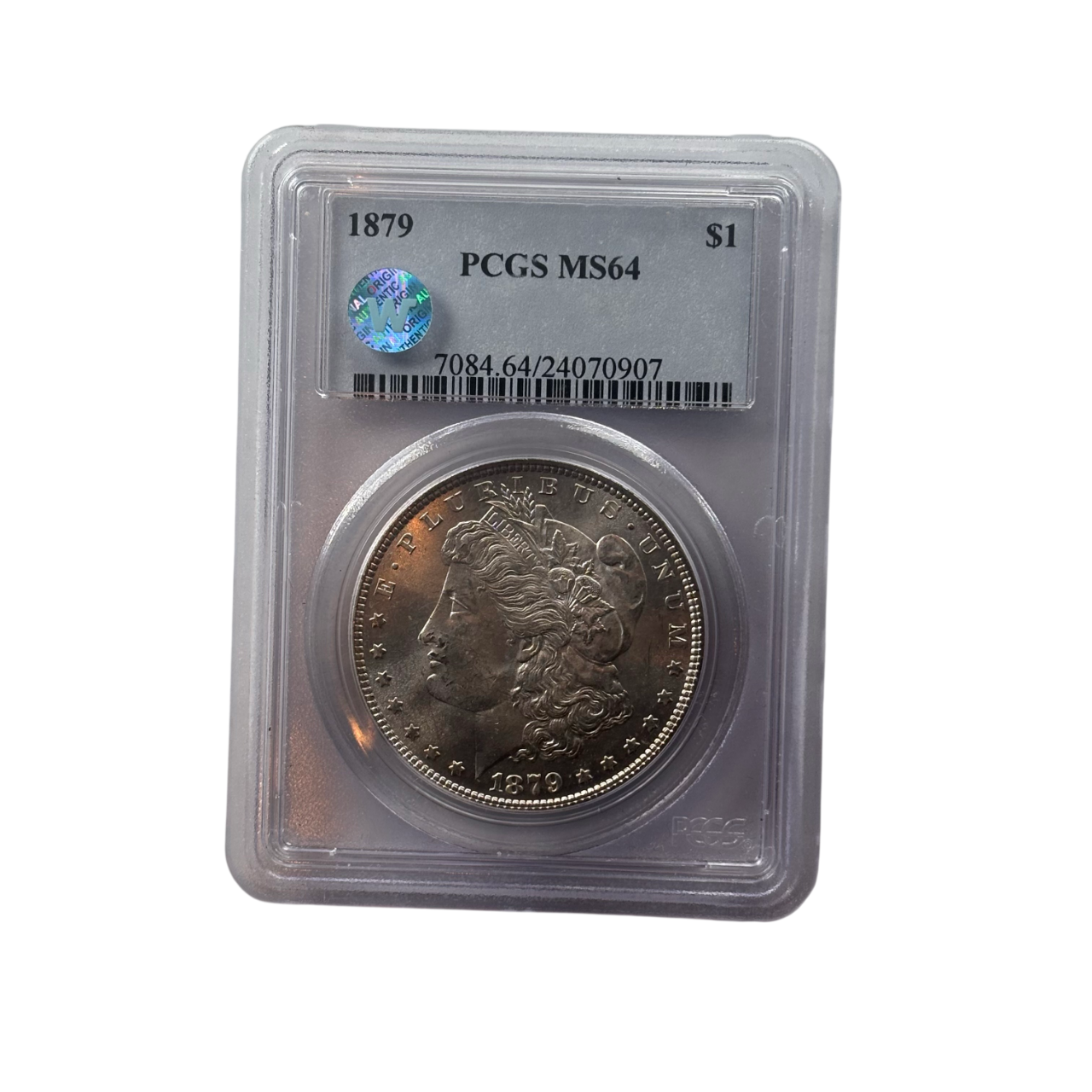 1879 Morgan Silver Dollar | PCGS MS64 | Philadelphia Mint | Cert #24070907