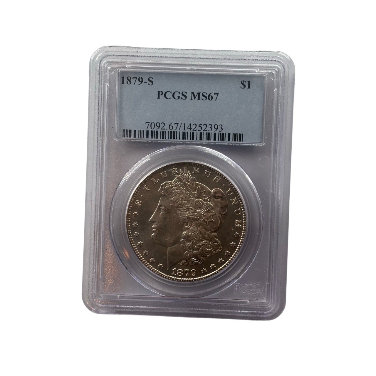 1879-S Morgan Silver Dollar | PCGS MS67 | San Francisco Mint | Cert #14252393
