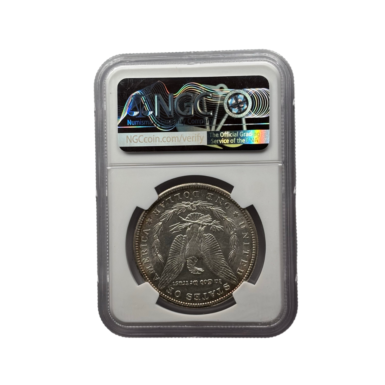 1886-S Morgan Silver Dollar | NGC AU55 | San Francisco Mint | Cert #6106128-020